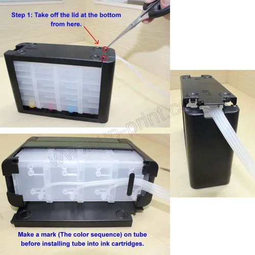 Miniatura 3 de UP Sistema de tinta continua de tinta DIY kits compatibles para HP 56 57 60 61 63 65 74 75 92 93 94 95 21 22 26 27 28 62 100 101 102 901 702 703 704