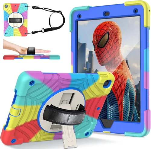 Miniatura 15 de LTROP Funda Protectora para iPad de 6ª/5ª Generación y iPad Air 2, Funda para iPad de 9.7 Pulgadas con Correa para el Hombro, Soporte