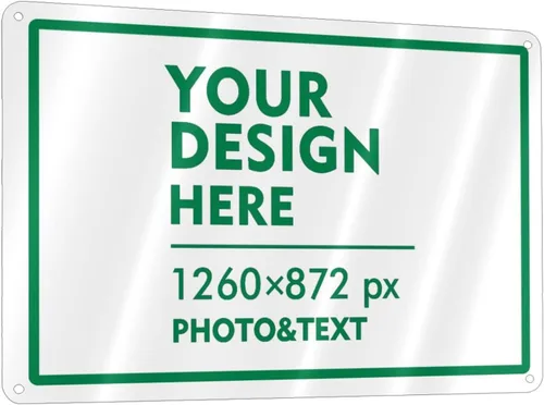 Miniatura 20 de Letreros personalizados de metal para exteriores, 16 x 4, de aluminio, a prueba de óxido, intersección de peligro de entrada, estacionamiento