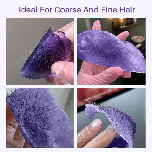 Miniatura 2 de BLITZWAX Cuentas de cera dura para depilación de 1 libra de cera sensible para bikini, axilas, espalda y pecho, cera de recambio grande para mujeres