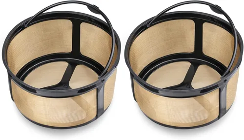 Miniatura 10 de Filtro de café reutilizable de malla dorada de 8 a 12 tazas para Keurig K-Duo Essentials y K Duo Brewers, reemplaza tus filtros de café de papel