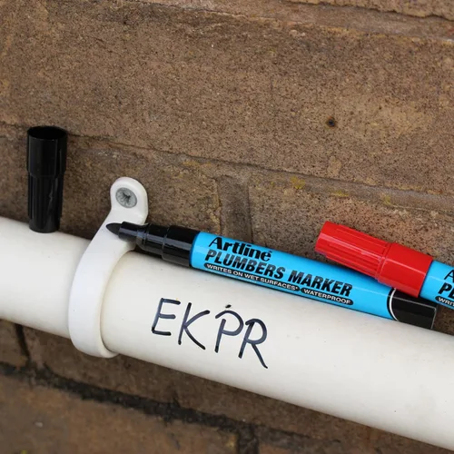 Miniatura 5 de Artline Plumbers - Marcadores permanentes, serie profesional, para uso en superficies húmedas, marcadores de construcción impermeables, punta