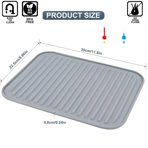 Miniatura 2 de Salvamanteles de silicona para ollas y sartenes calientes, almohadillas calientes para encimera de cocina, tapete de salvamanteles multiusos