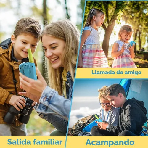 Miniatura 4 de Selieve Juguetes para niños y niñas de 3 a 12 años, Walkie Talkies para niños de 22 canales, juguete de radio de 2 vías con linterna LCD