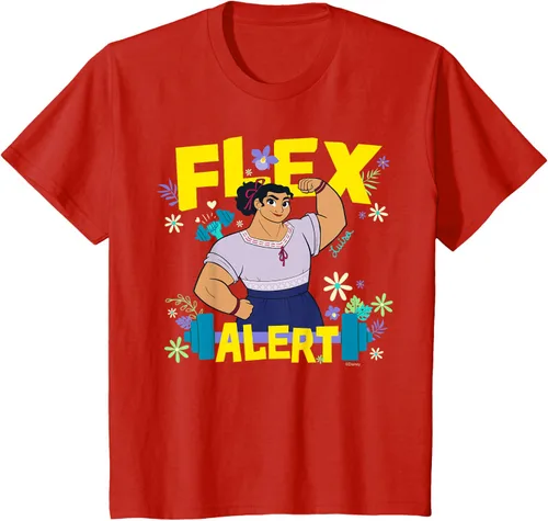 Miniatura 3 de Disney Encanto Luisa Madrigal Flex Alert Camiseta, Negro