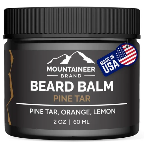 Miniatura 12 de Mountaineer Brand Bálsamo natural para barba sin perfume Mantequilla de barba para hombres Condimentador sin enjuague Hidrata, suaviza