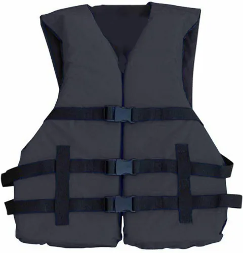 Miniatura 9 de Chaleco salvavidas de remo tipo III aprobado por la Guardia Costera, dispositivo de flotación PFD tipo III; moto acuática, wakeboard, chaleco Negro