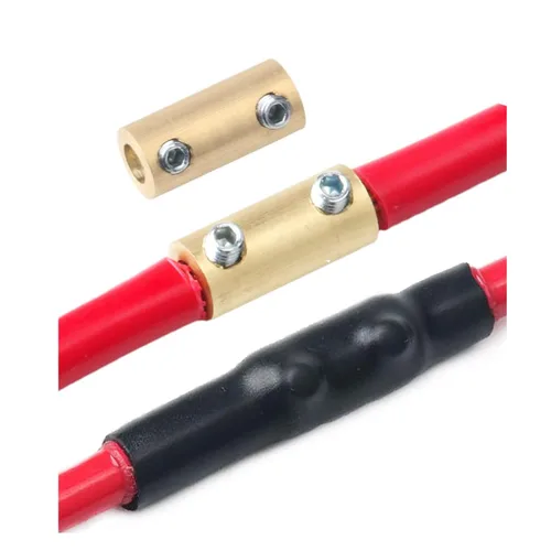 Miniatura 6 de 20 conectores de acoplamiento de calibre 8, kit de abrazadera de cobre, conector de terminal cuadrado, kit de terminales sin presión de alambre