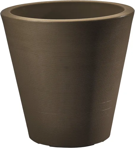 Miniatura 24 de Crescent Garden Madison Planter– Maceta resistente a la intemperie, doble pared para interiores y exteriores con orificio de drenaje, contenedor