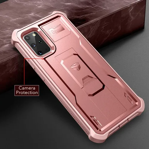 Miniatura 7 de Dexnor Funda para Samsung Galaxy S20+ Plus 5G, [Protector de pantalla y soporte integrados] Protección de grado militar resistente a prueba de Verde