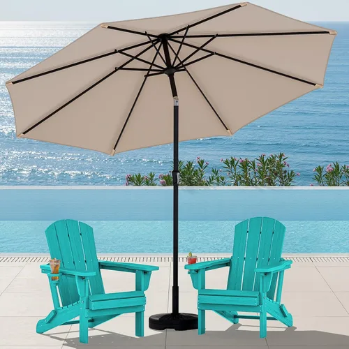 Miniatura 25 de SERWALL Silla Adirondack plegable ajustable, silla Adirondack reclinable con portavasos, Aruba