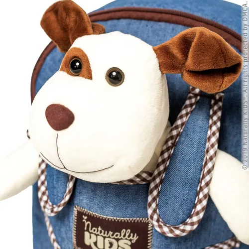 Miniatura 8 de Naturally KIDS Mochila pequeña con juguete de peluche de perro de peluche Mochila para niños pequeños para niños Juguetes para niños de 3 años