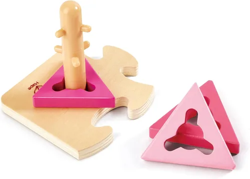 Miniatura 5 de Hape rompecabezas con taquetes de madera creativo para niño