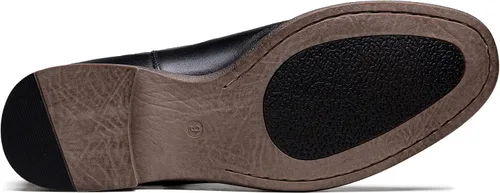 Miniatura 6 de Jousen Chelsea Boots Men Polished Leather Dress Boots Stylish Classic Retro Slip On Boots for Men