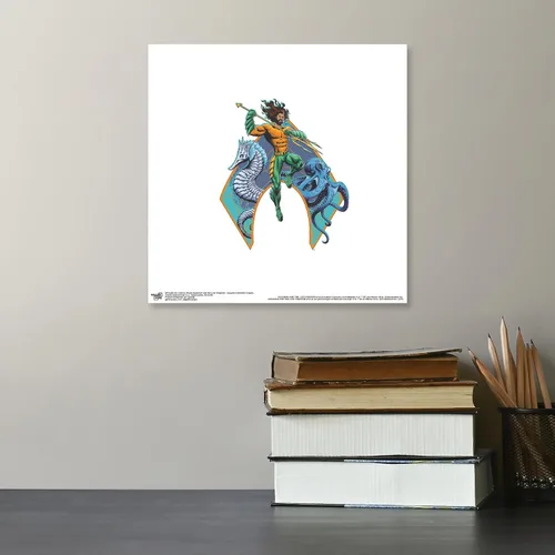 Miniatura 4 de Trends International Gallery Pops DC Comics Movie Aquaman and the Lost Kingdom - Póster gráfico de pared con emblema de Aquaman, 12.00 x 12.00