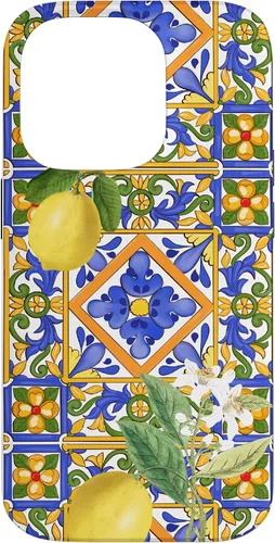 Miniatura 17 de Sicilian,Italian,Summer,Tiles,Citrus,Mosaic,Majolica Art Case for iPhone 17