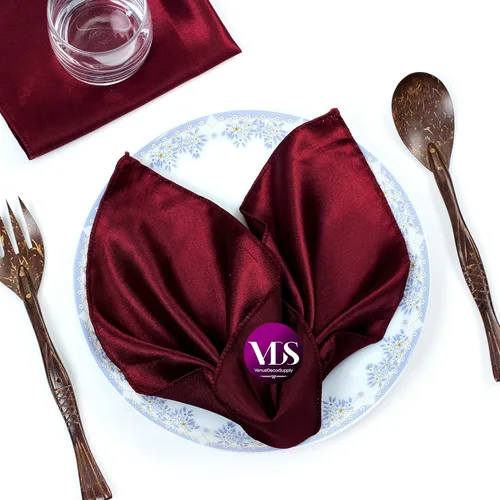 Miniatura 2 de VDS - 75 piezas Servilletas de satén cuadradas de 12 x 12 pulgadas Servilletas de mesa de cocina y comedor, pañuelos para restaurante, bistró