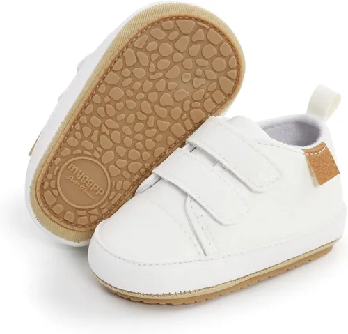 Zapatos de bebé para niños y niñas, tenis de suela antideslizante, zapatos planos para primeros pasos, zapatos planos y perezosos