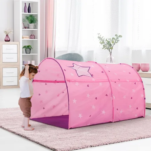 Miniatura 2 de Alvantor® Starlight Toldo para cama de ensueño, tienda de juegos para niños, espacio de privacidad, tamaño individual, para dormir en interiores