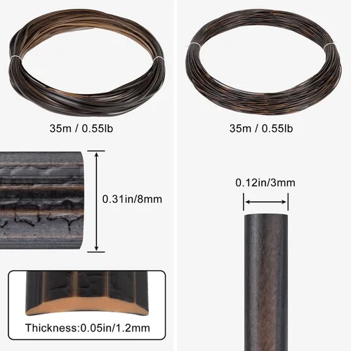 Miniatura 2 de Kit de reparación de mimbre para muebles de patio, material sintético de ratán para juegos de sillas de patio, tejido y reemplazo, muebles de patio