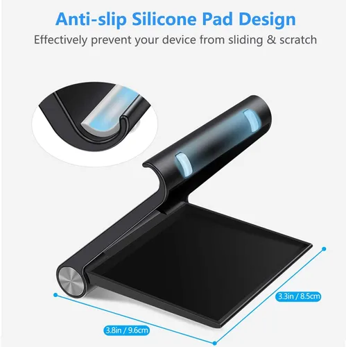 Miniatura 4 de VOVIGGOL Soporte para teléfono celular, soporte para teléfono celular, soporte ajustable para teléfono de escritorio, soporte plegable para teléfono