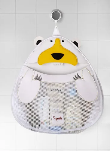 Miniatura 2 de 3 Sprouts Soporte colgante para juguetes de baño para bañera, organizador de almacenamiento con organizador de bebé, cesta de almacenamiento