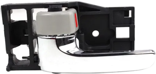 Miniatura 5 de Para Toyota Avalon manija de puerta interior 2000 01 02 03 2004 delantera o trasera lado del conductor cromo palanca w/botón de bloqueo de puerta