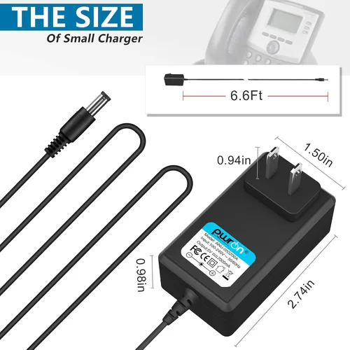 Miniatura 6 de Adaptador de fuente de alimentación de 5 V para teléfonos IP Cisco SPA500, 501G, 508G, CP500, SPA900, SPA504G, SPA303, SPA922, SPA942 y SPA962