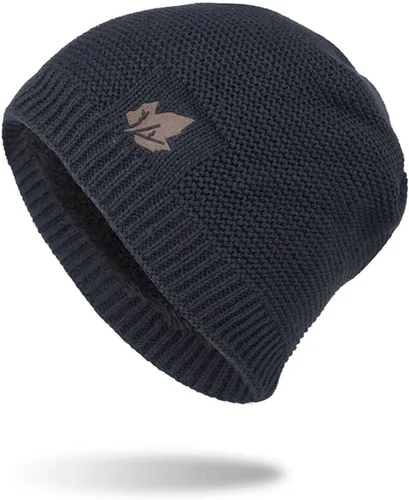 Miniatura 8 de Gorro de punto para hombre, gorro de invierno cálido Skullies para ciclismo al aire libre