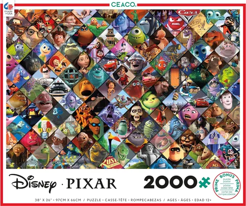 Miniatura 2 de Ceaco - Disney/Pixar Clips - Rompecabezas de 2000 piezas, 5 pulgadas