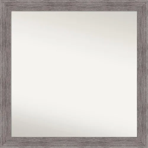 Miniatura 57 de Amanti Art Espejo de baño gris para sobre el fregadero, 31 x 48 pulgadas, espejo de tocador rectangular estrecho de color gris, marco de madera