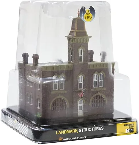 Miniatura 5 de Woodland Scenics BR4934 N Estación de bomberos empotrada