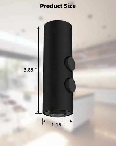Miniatura 3 de Hibbent Repuesto de cabezal de grifo de cocina extraíble de metal con 15 adaptadores, cabezal rociador de fregadero, boquilla de pulverización de 2