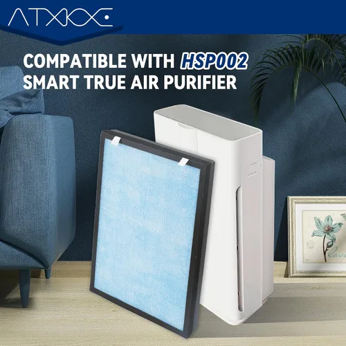 Miniatura 4 de ATXKXE HSP002 Filtro de repuesto compatible con filtro purificador de aire Hathaspace HSP002, paquete de 2