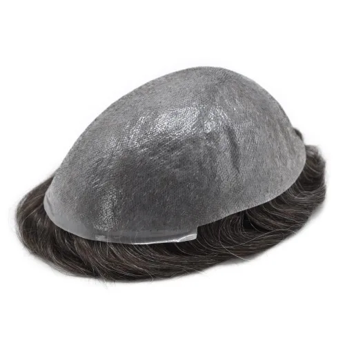 Miniatura 16 de Toupee for Men Human Hair Pieces Ultra Thin Skin Mens Toupee Hair Replacement System Mens Hair Units for Men