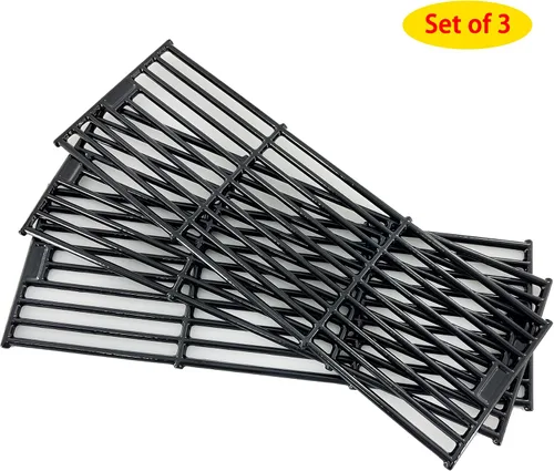Miniatura 3 de Kit de piezas DG234 Placas térmicas y rejilla de cocción de hierro fundido de repuesto para modelos Chargriller 3001 3030 4000 5050 5072,5252, 5650