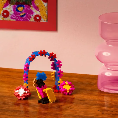 Miniatura 3 de PLUS PLUS Inspirado, Frida Kahlo - Juego de construcción de historia del arte, kit de pintura 3D y suministros de manualidades para niños, 350 mini