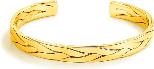 Pulsera de plata de ley 925 para hombres y mujeres, pulseras simples para parejas, joyería para él, pulsera ajustable en una bonita caja de regalo