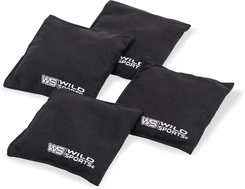 Wild Sports Regulation Size Cornhole Bags - Set of 4 Premium Bean Bag Toss Bags - 16oz Official Weight