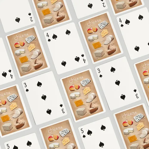 Miniatura 4 de Lantern Press Variedades de queso (52 cartas de juego, baraja de cartas de tamaño póquer con comodinos)
