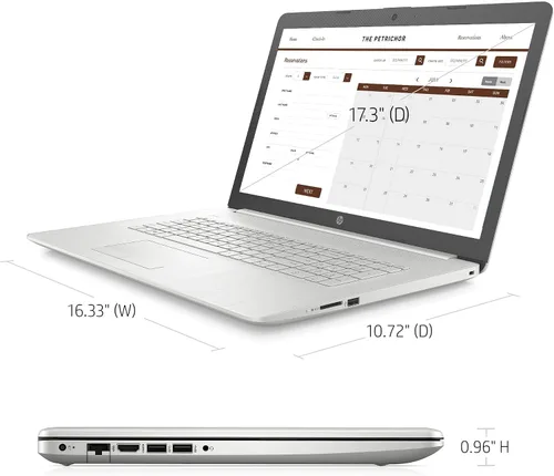 Miniatura 3 de HP Laptop con pantalla HD+ de 17.3 pulgadas, Intel Core i3-1115G4 de 11ª generación (hasta 4.1 GHz, Beat i5-1030G7), 16 GB DDR4 RAM, 1 TB PCIe SSD