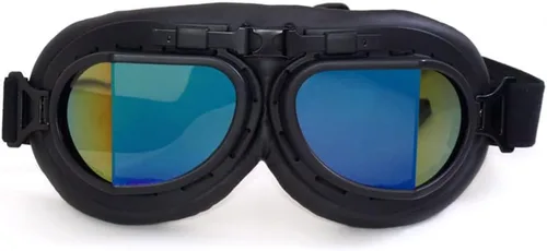 Miniatura 14 de kucehiup Gafas de aviador vintage para motocicleta