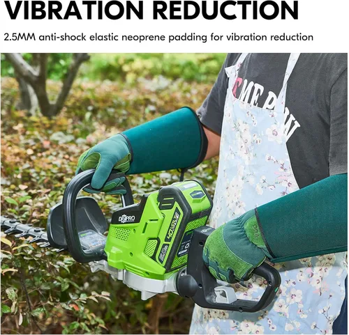 Miniatura 5 de Vgo... 1 par de guantes de jardinería, guantes de trabajo de seguridad, guantes de manga larga, a prueba de pinchazos, a prueba de espinas, pantalla