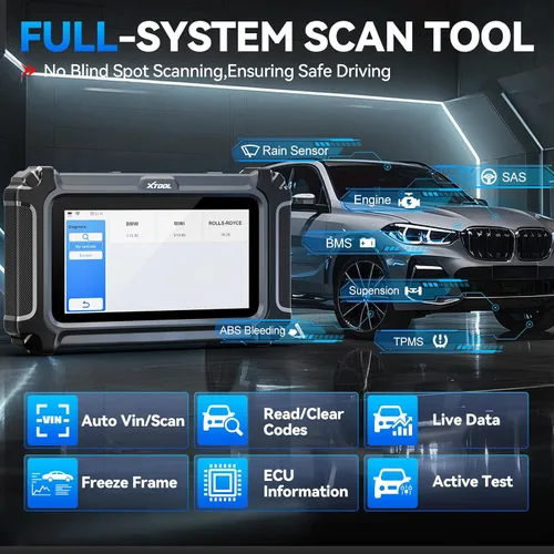Miniatura 5 de XTOOL IP500 para escáner BMW OBD2, herramienta de escaneo bidireccional de sistemas completos con ECU C0ding, herramienta de registro de batería