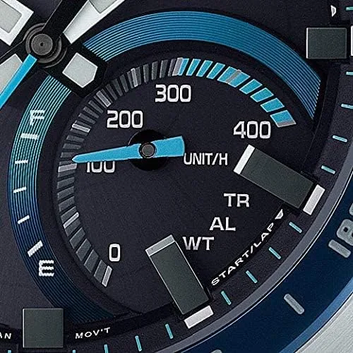 Miniatura 2 de CASIO EDIFICE ECB-900YDB-1BJF Cronógrafo de combinación digital a analógica modelo de bisel Bluetooth IPbanda de acero inoxidable azul