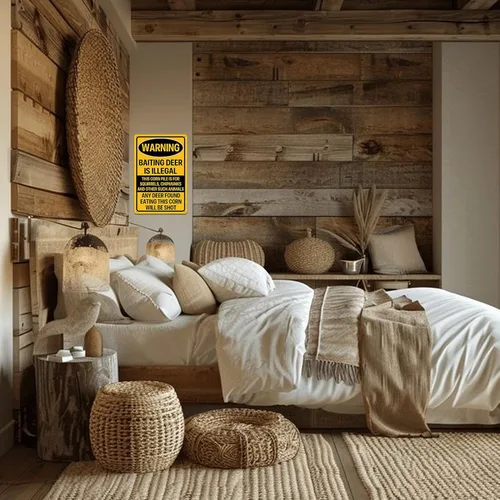 Miniatura 7 de Regalos de caza para hombres, decoración de cabaña, letreros divertidos de caza para cueva de hombre, letrero de bar, regalos únicos para cazadores