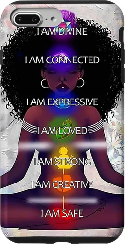 Miniatura 12 de Black Women Chakra Connected Expressive Strong Curly Hair Case for iPhone 17