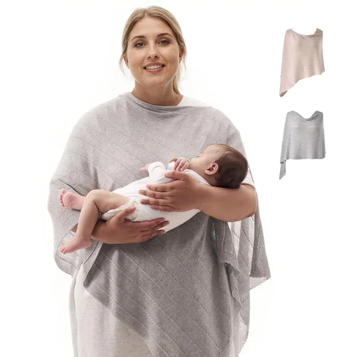Miniatura 9 de Momcozy Funda de lactancia para lactancia, poncho suave de privacidad, chal de lactancia multiusos, fundas portátiles para lactancia materna
