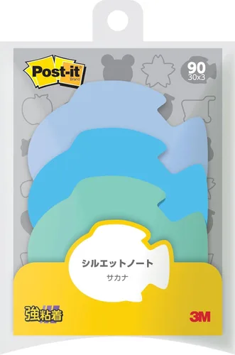 Miniatura 17 de Post-it SSS-YA2 Notas adhesivas fuertes, diseño de silueta, hortensia 2.7 x 2.7 pulgadas (2.717 x 2.717 in), 30 hojas x 3 almohadillas