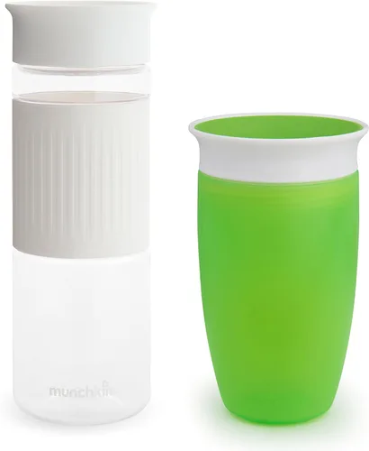 Munchkin Miracle 360 - Taza de café Verde/Blanco
